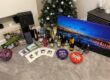 Teens+ and Friends+ festive raffle prizes on display