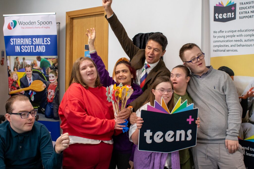 Teens+ students celebrate