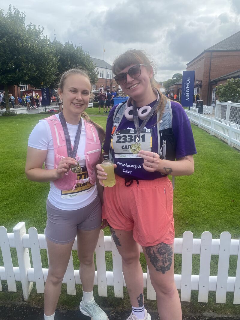 Caitlin and Ellen Scottish Half Marathon